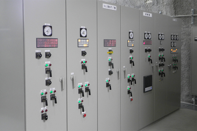 ポンプ場電気設備改築工事